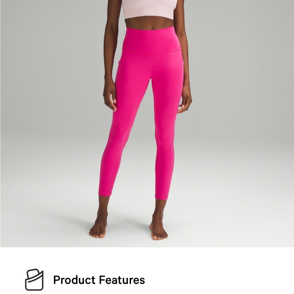 Lululemon align leggings size 2. Colour sonic pink